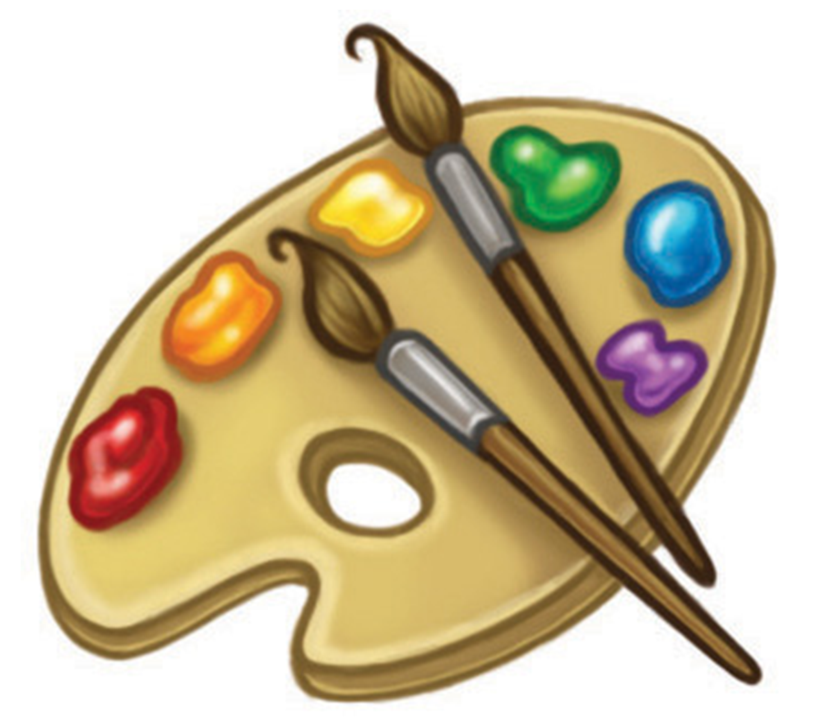 1180x1053 Palette Clipart Real Art