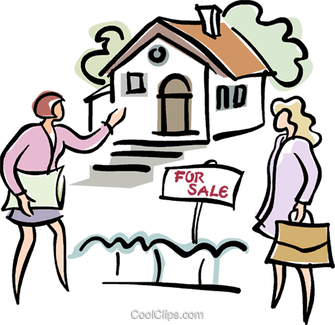 480x466 Real Estate Agent Showing A Home Royalty Free Vector Clip Art