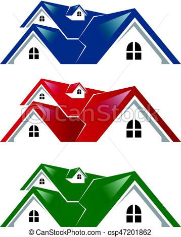 358x470 Real Estate Logo House Vector Clip Art Vector