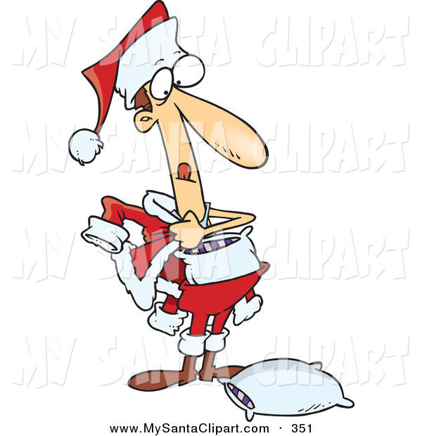 600x620 Christmas Cliprt Of Phony White Man Stuffing Pillows Into