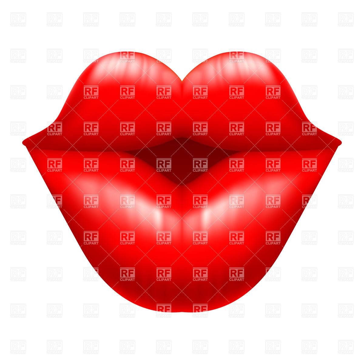 1200x1200 Creative Free Kiss Clipart Free Realistic Lips Print By Heidi