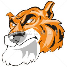 236x236 Mascot Clipart Image Of A Realistic Tiger Graphic Httpwww