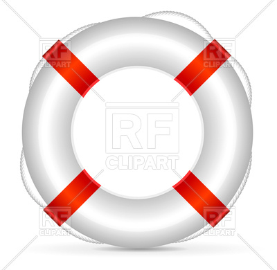 400x390 Realistic Lifebuoy Royalty Free Vector Clip Art Image
