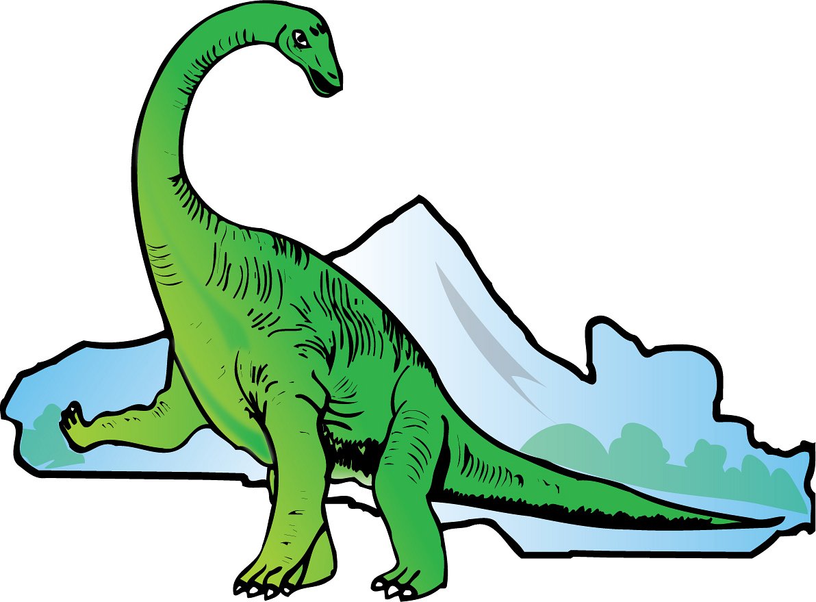 1192x879 Dinosaur Clip Art Black And White