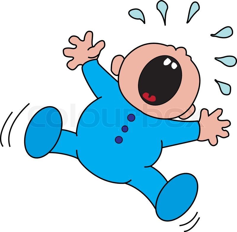 800x783 Cry Baby Clip Art Crying Baby Boy Over White, Vector Attached