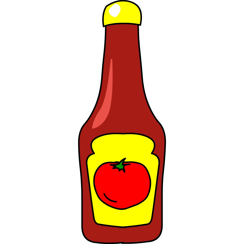 1000x1000 Ketchup Clip Art Clipart