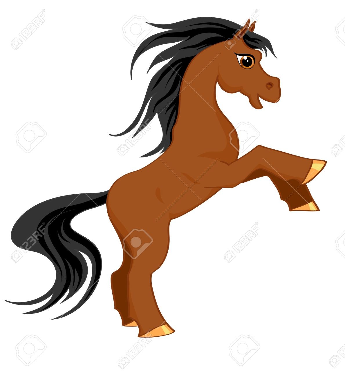 1189x1300 Brown Horse Clipart