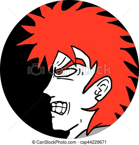 450x470 Creative Design Of Rebel Face Vectors Illustration