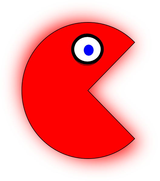 528x598 Rebel Pac Man Clip Art