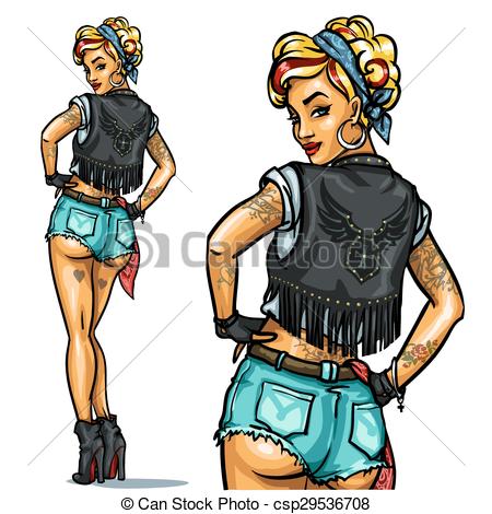 450x470 Rebel Flag Pin Up Girl Clipart
