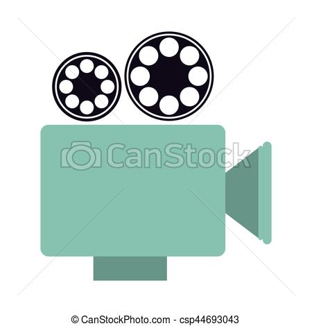 450x470 Recorder Short Film Icon Image, Vector Illustration Design Eps
