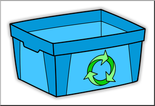 304x208 Clip Art Empty Recycle Bin Color 2 I Abcteach