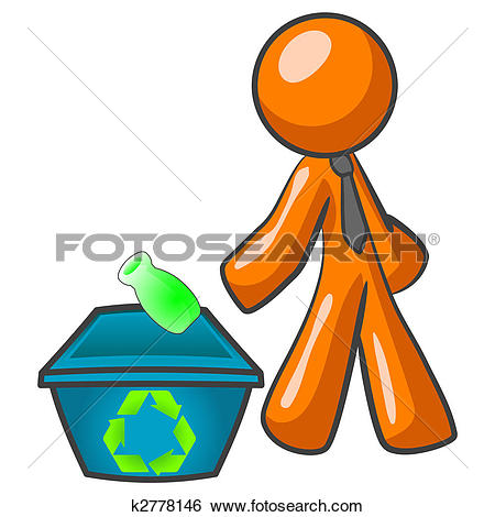 450x470 Man Clipart Recycling