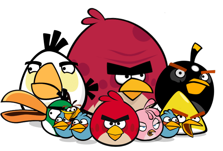 754x510 Angry Birds Group Transparent Png