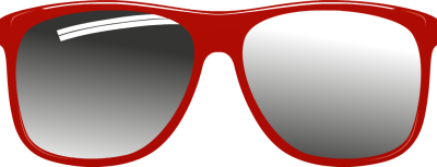 400x153 Nerd Glasses Clipart