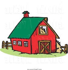 222x227 Red Barn (Amazing Barn Images Clip Art