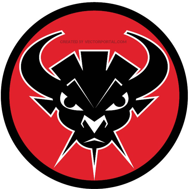 660x660 Bull Head Clip Art 3 Free Vector 123freevectors