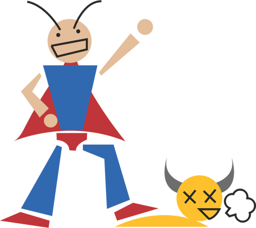 500x446 Bull Riding Hero Vector Clip Art Public Domain Vectors