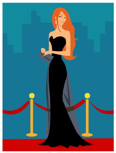 440x578 Red Carpet Clipart Celebrity