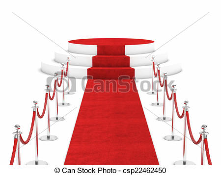 450x357 Red Carpet And Rope Barrier Stock Illustrations