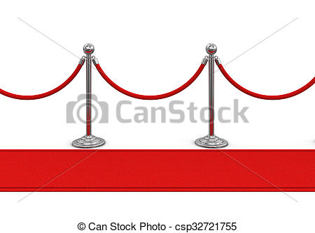 450x334 Red Carpet And Stanchions. Image Stock Illustrations