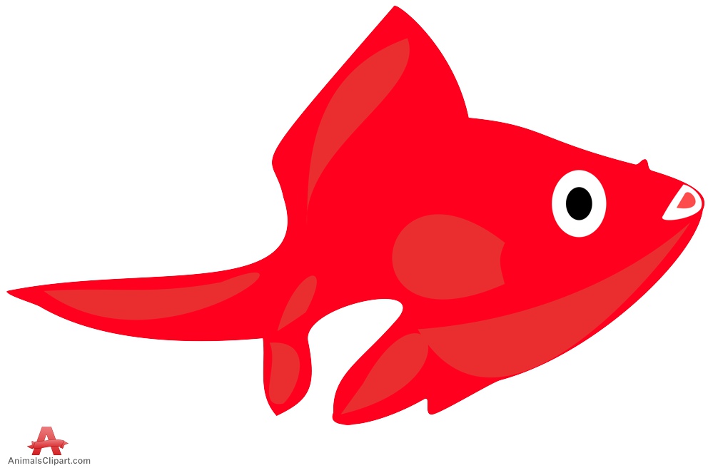 999x656 Red Fish Clipart