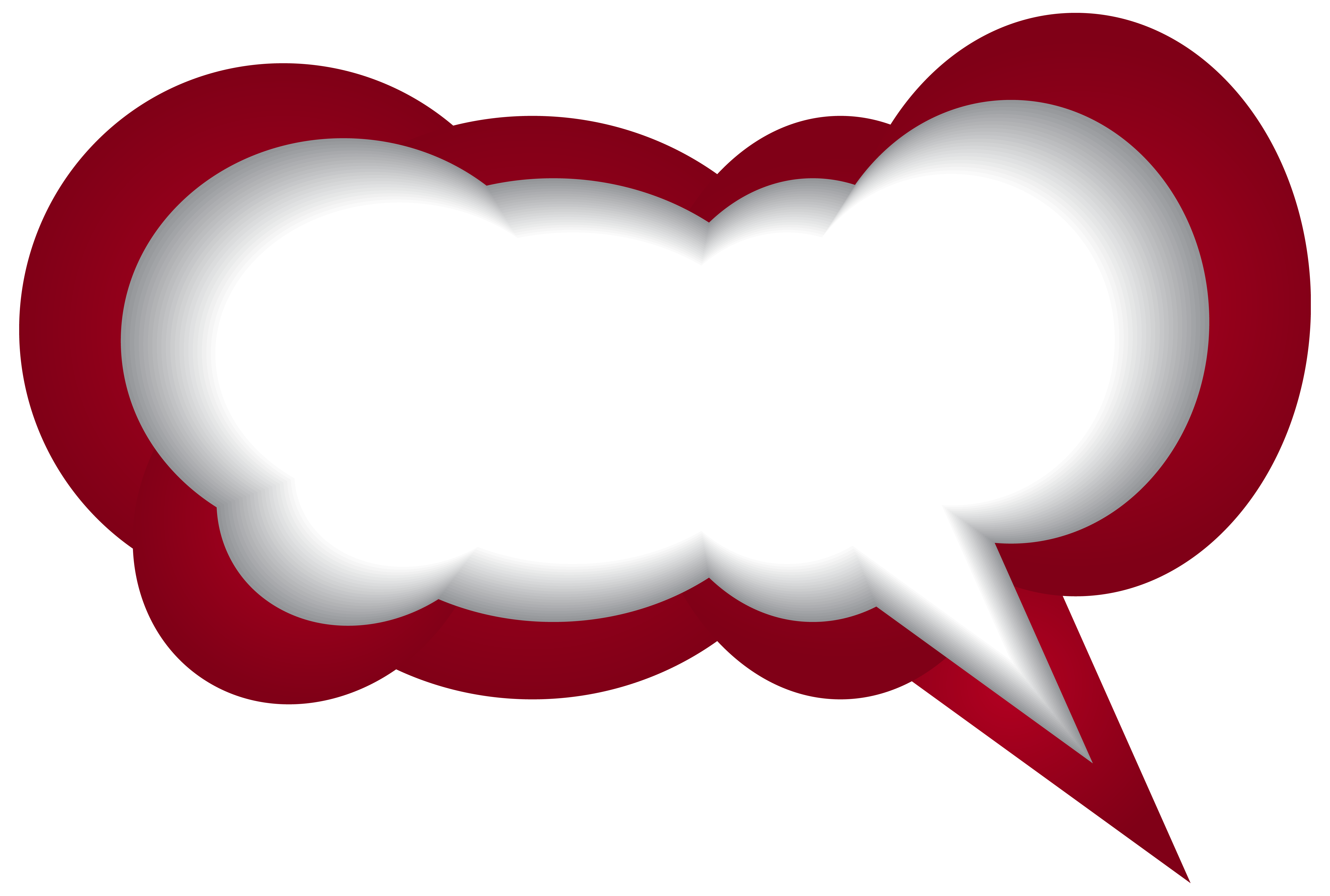 5481x3692 Speech Bubble Red White Png Clip Art Imageu200b Gallery Yopriceville