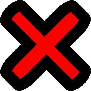 300x300 Clipart Tick Cross Cross Clip Art Free Vector In Open Office