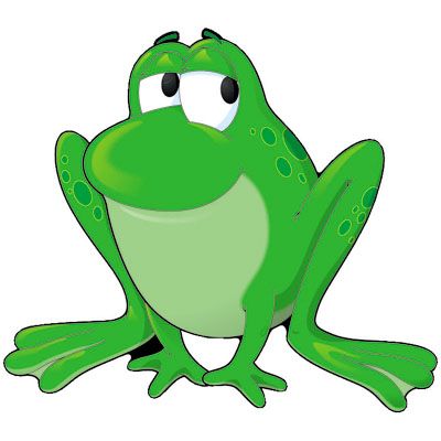 400x400 Unique Tree Frog Cartoon Image