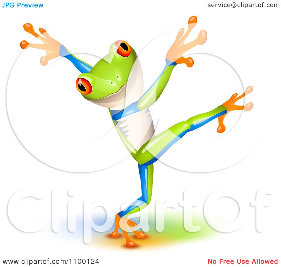 1080x1024 Clipart Cute Tree Frog Dancing