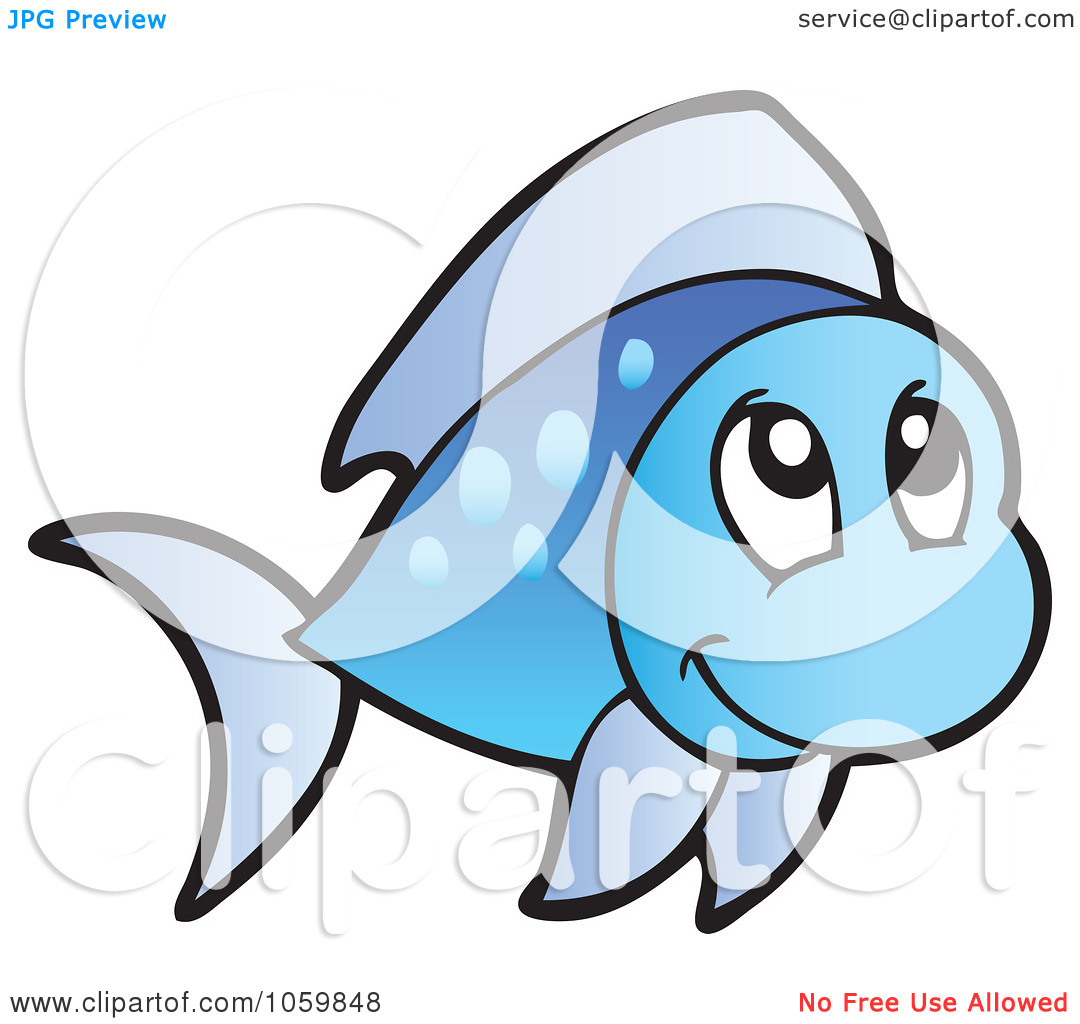1080x1024 Cute Blue Fish Clipart Clipart Panda