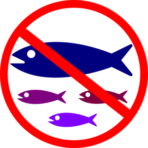 300x300 No Fishing Sign Clip Art