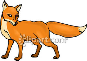 300x210 Red Fox Clip Art Clipart Panda