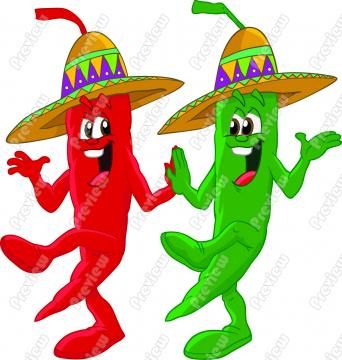 342x360 Mexican Chili Pepper Clipart