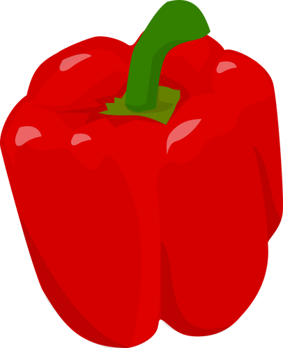 406x500 Red Bell Pepper Public Domain Vectors