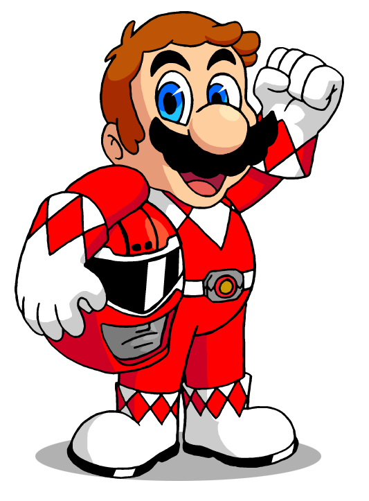 533x723 Mario (Smmm Red Ranger) By Alanartalvin