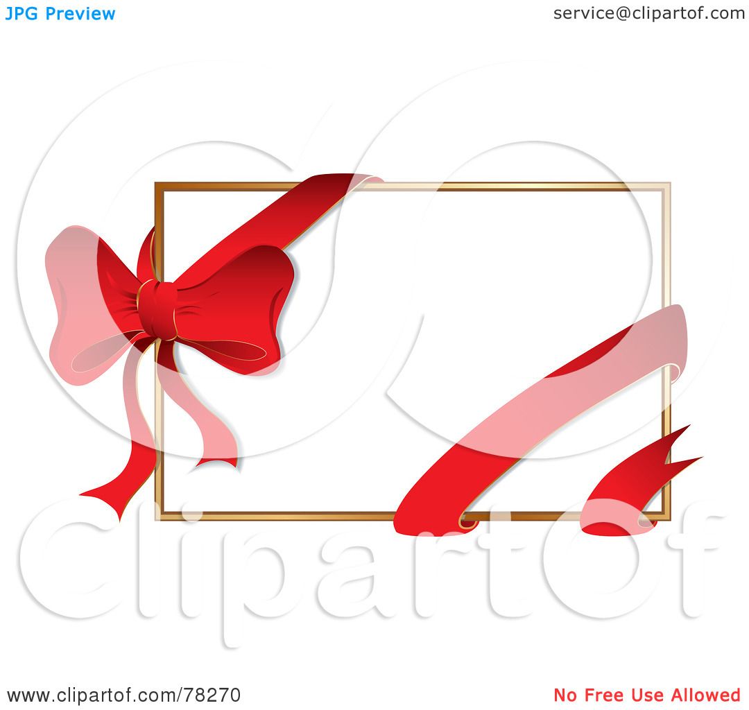 1080x1024 Royalty Free (Rf) Clipart Illustration Of White Gift Card