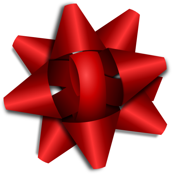 588x596 Red Bow Clipart Red Ribbon Bow Clip Art