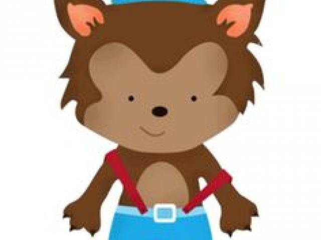 640x480 Red Riding Hood Clipart