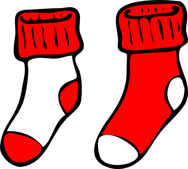 600x539 Red Socks Clipart