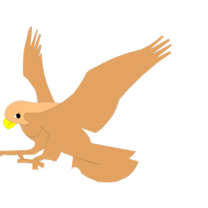 300x300 Hawk Cliparts Blue