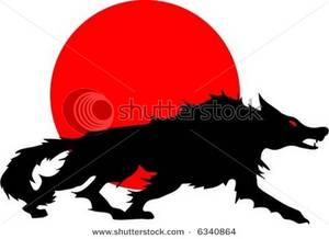 300x218 Red Moon Clipart