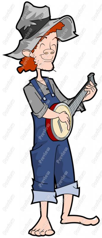 344x800 Hillbilly Clipart