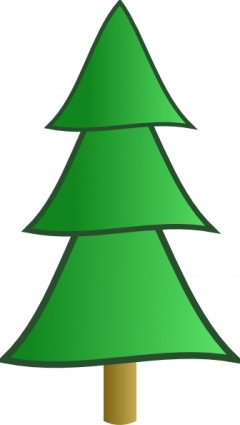 240x425 Clip Art Pine Tree