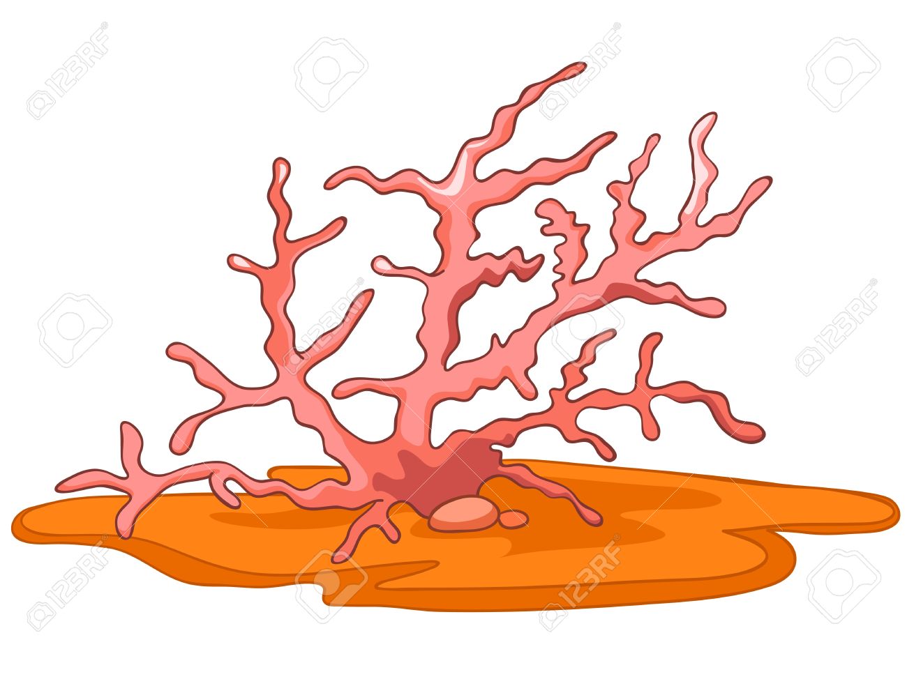 1300x974 Coral Clipart Cartoon