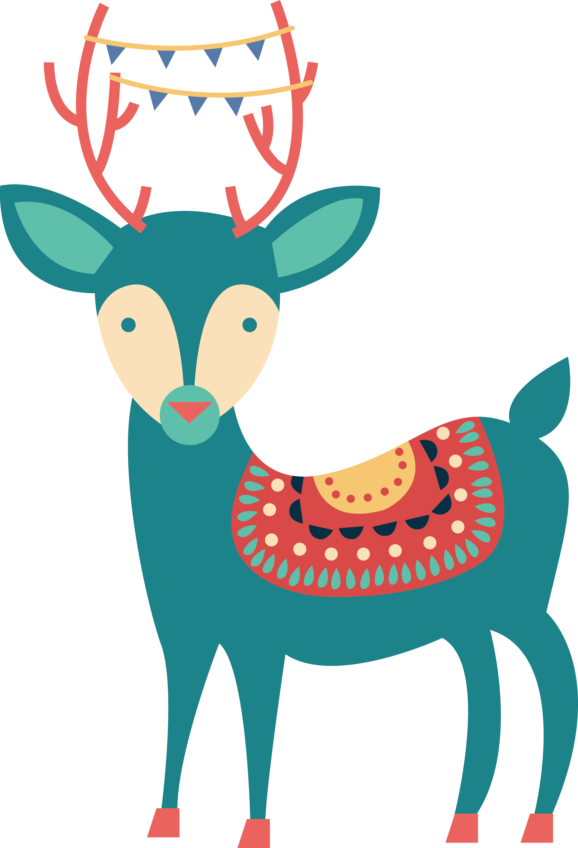 Reindeer Cartoon Clipart at GetDrawings | Free download