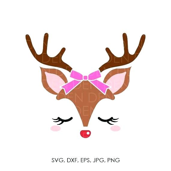 570x570 Reindeer Head Reindeer Head Silhouette Clipart