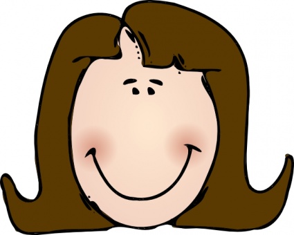 425x340 Clipart People Faces