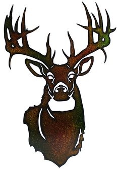236x333 Deer Head Silhouettes