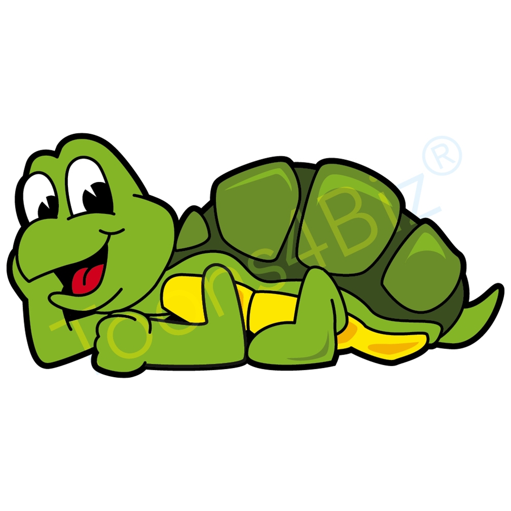 1000x1000 Turtle Mascot Relaxing Clip Art